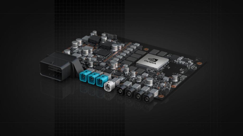 El sistema AGX Xavier de Nvidia Drive controla el coche