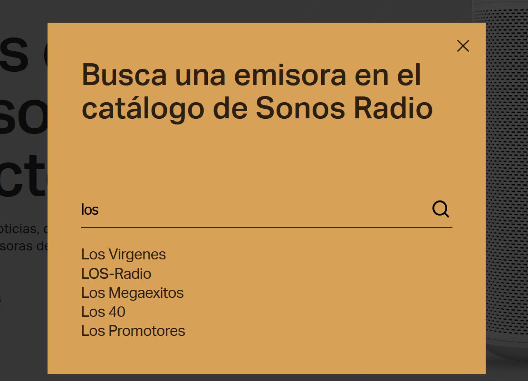 Sonos Radio permite acceso a las emisoras más famosas y las menos conocidas