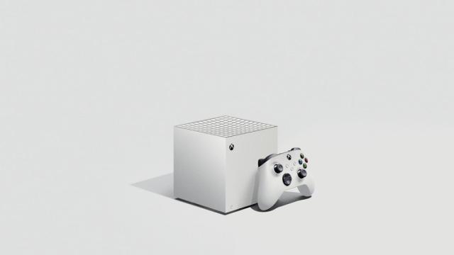 Xbox Series X pequeña en un render.