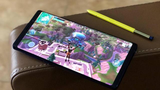 Samsung Galaxy Note 9 y Fortnite.