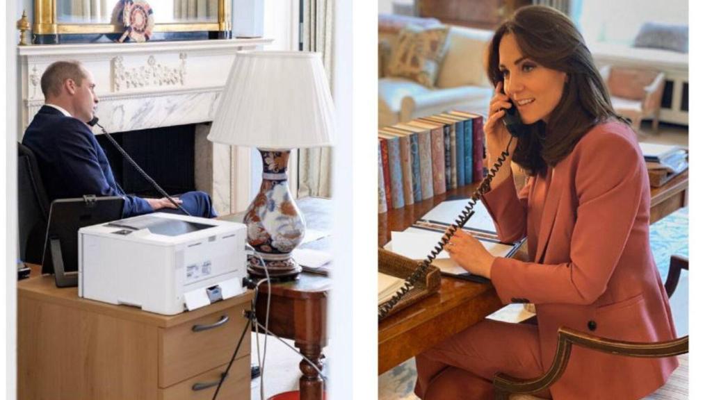 Los duques de Cambridge trabajan desde Kensington Palace.