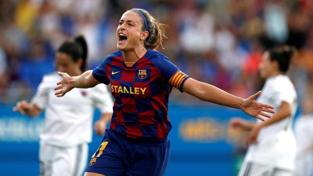 Alexia Putellas, en un partido del Barcelona