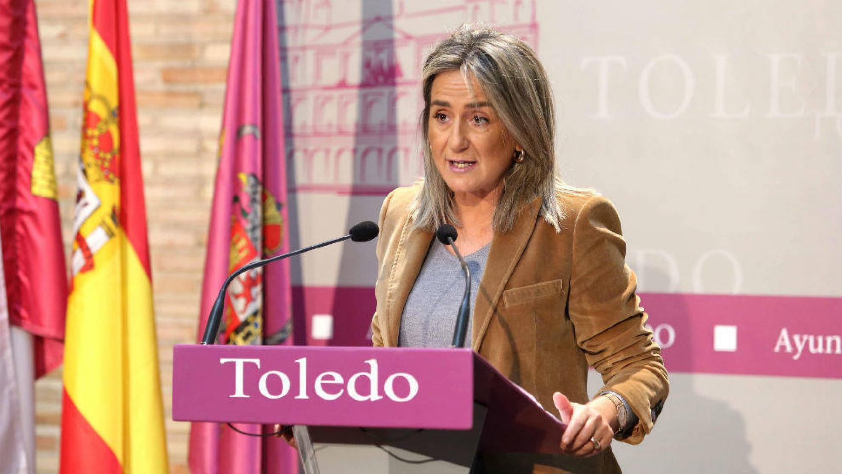 Milagros Tolón, alcaldesa de Toledo, en una imagen de archivo