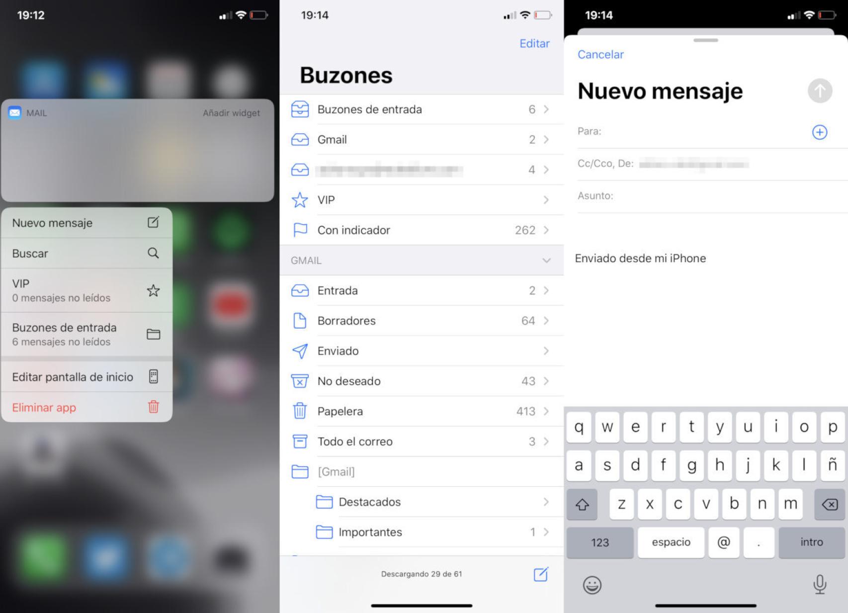 Recibir un mensaje vacío en Mail de iOS puede ser suficiente para ser hackeados