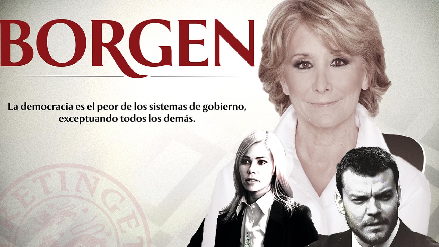 ¿Qué series de televisión tienen engachada a Esperanza Aguirre?