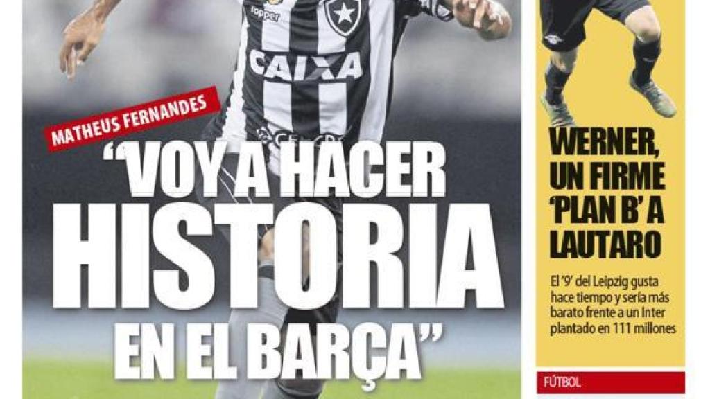 Portada Mundo Deportivo (23/04/20)