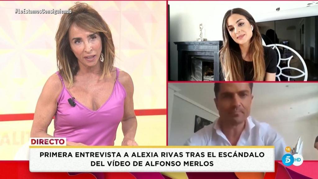 Alexia Rivas durante su intervención en 'Socialité'.