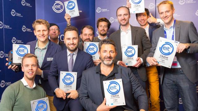 Imagen de los vencedores de la pasada edición del EIT Digital Challenge