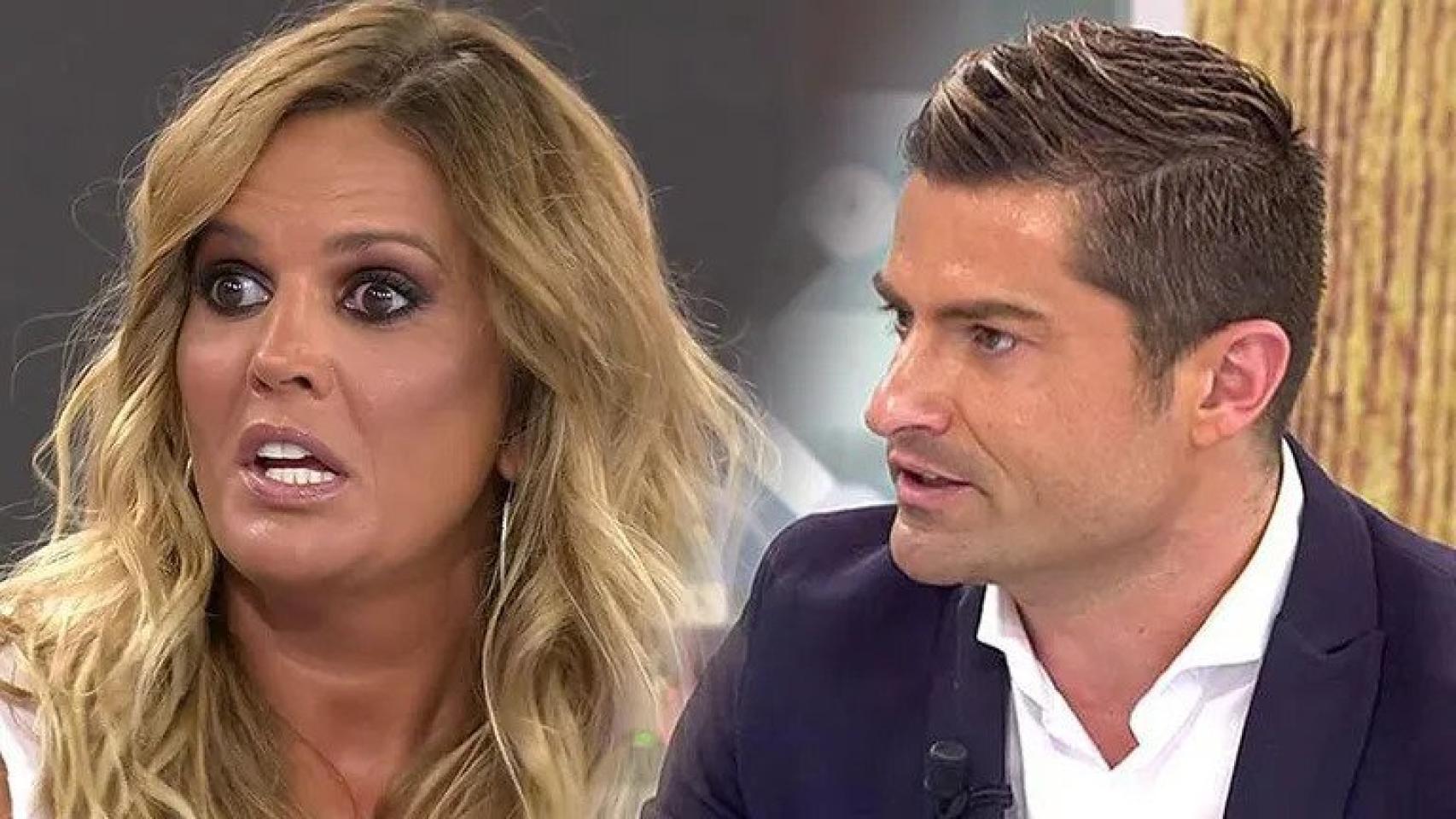 Marta López y Alfonso Merlos (Mediaset)