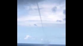 Graban un pequeño tornado en la costa de A Coruña