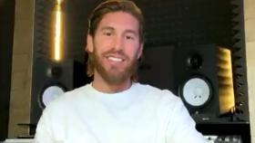 Sergio Ramos, en un directo de Instagram