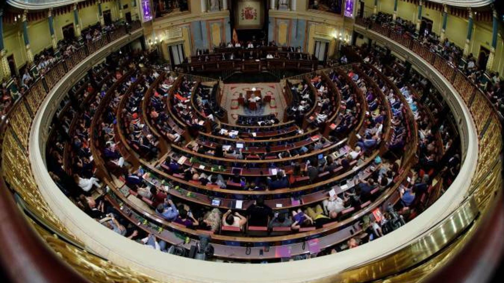 Panorámica del Congreso de los Diputados.