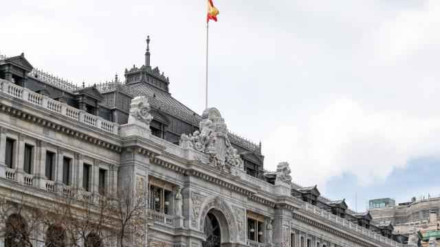 Fachada del Banco de España.