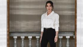 Victoria Beckham en su último desfile de moda.