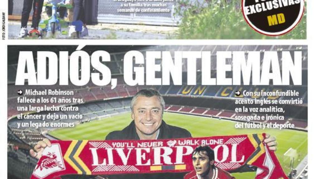 Portada Mundo Deportivo (29/04/20)