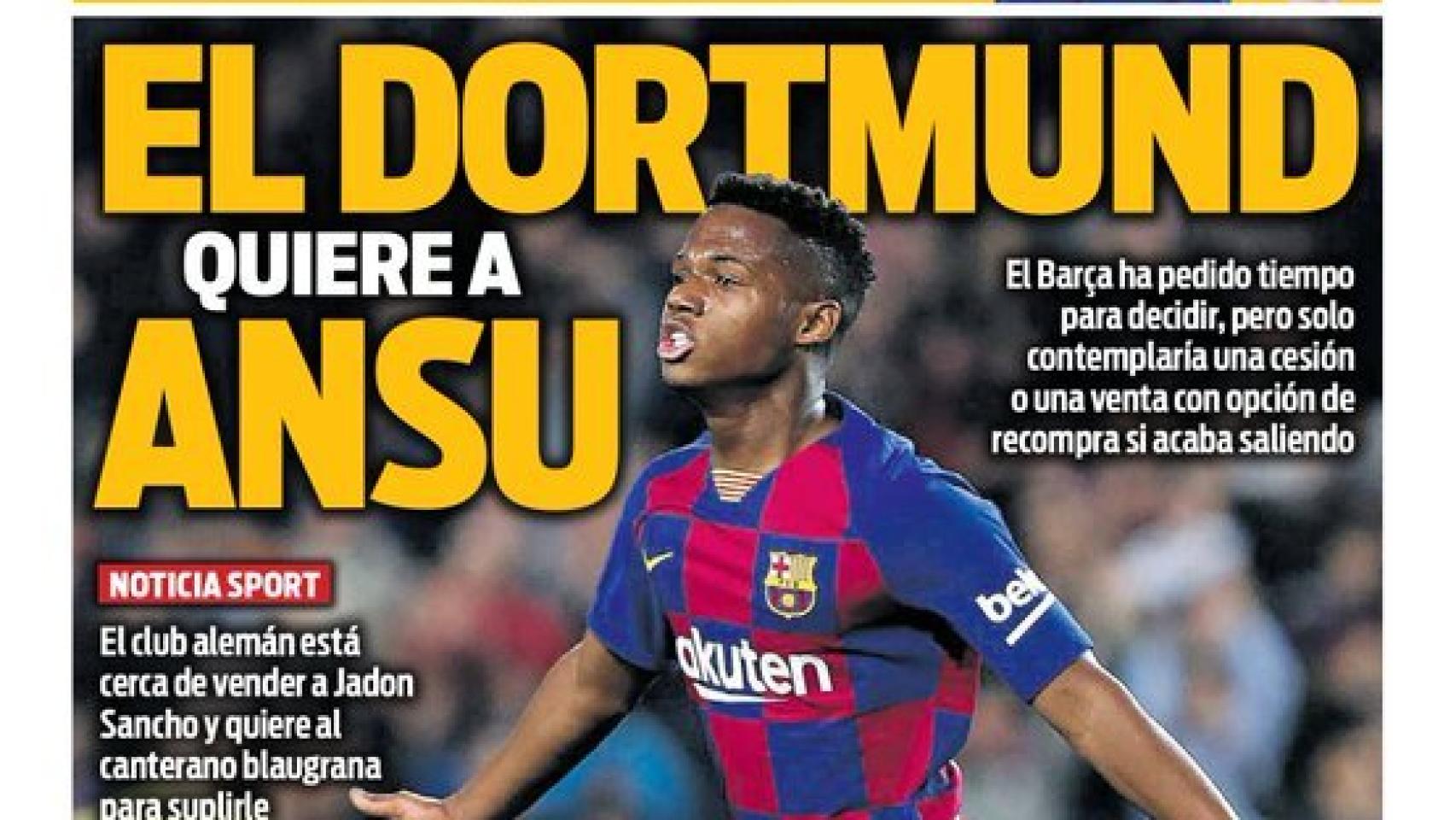 Portada Sport (30/04/20)