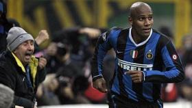 Maicon, en un partido del Inter de Milán