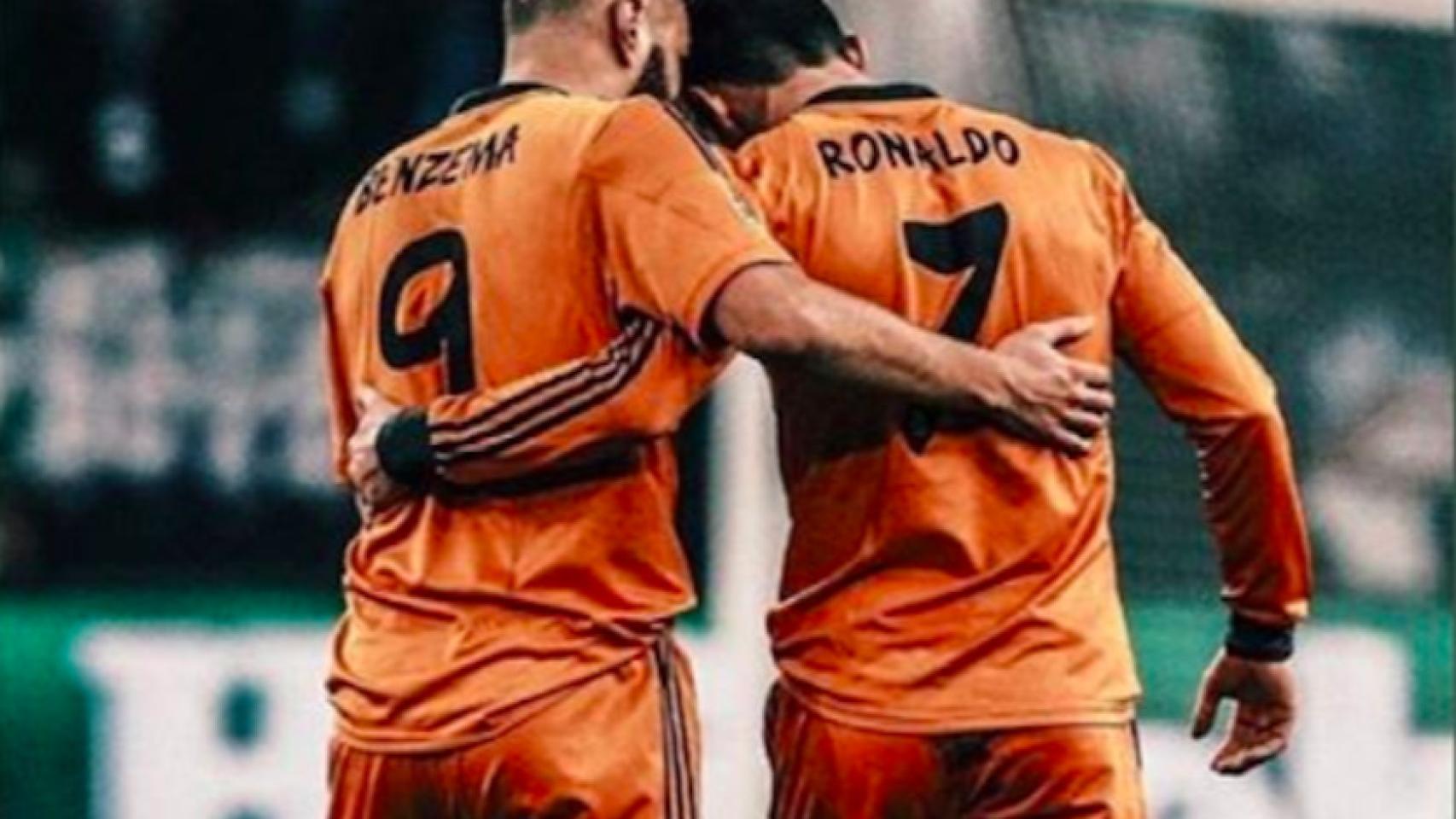 Benzema y Cristiano Ronaldo