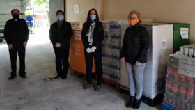 Entrega solidaria realizada por Mercadona a Cáritas de Burguillos de Toledo