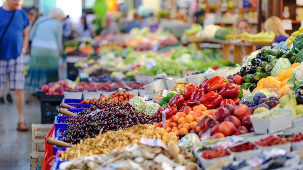Mercado, fruta, pixabay