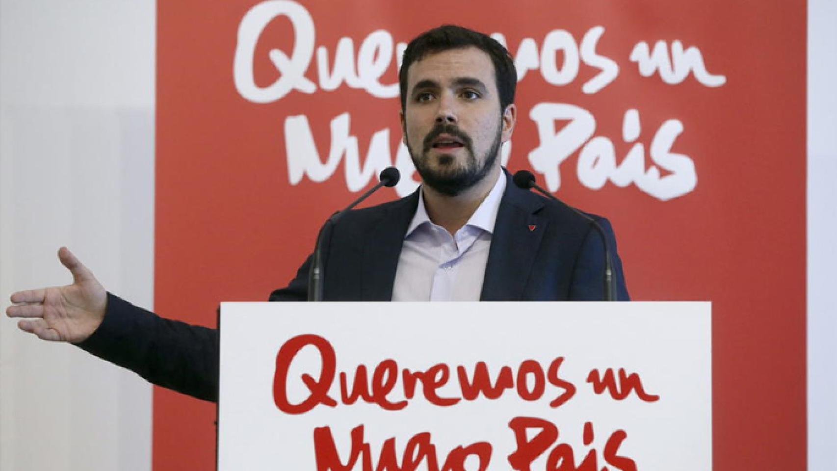 Alberto Garzón, candidato de Izquierda Unida bajo las siglas 'Unidad Popular'