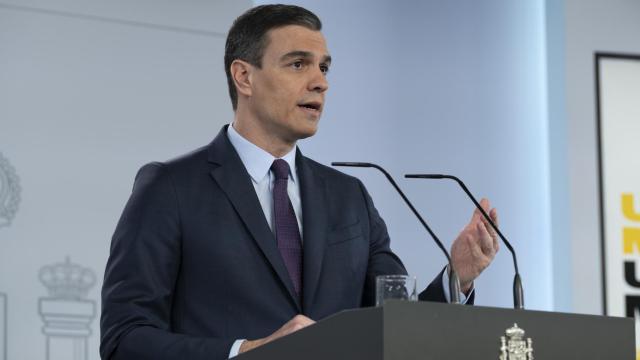 Comparecencia de Pedro Sánchez.