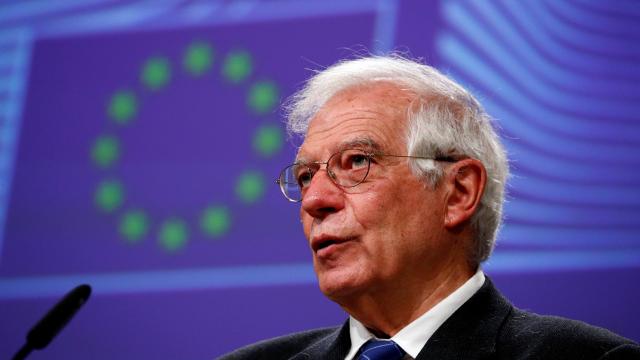 Josep Borrell, Alto Representante de la UE, en la Comisión Europea.