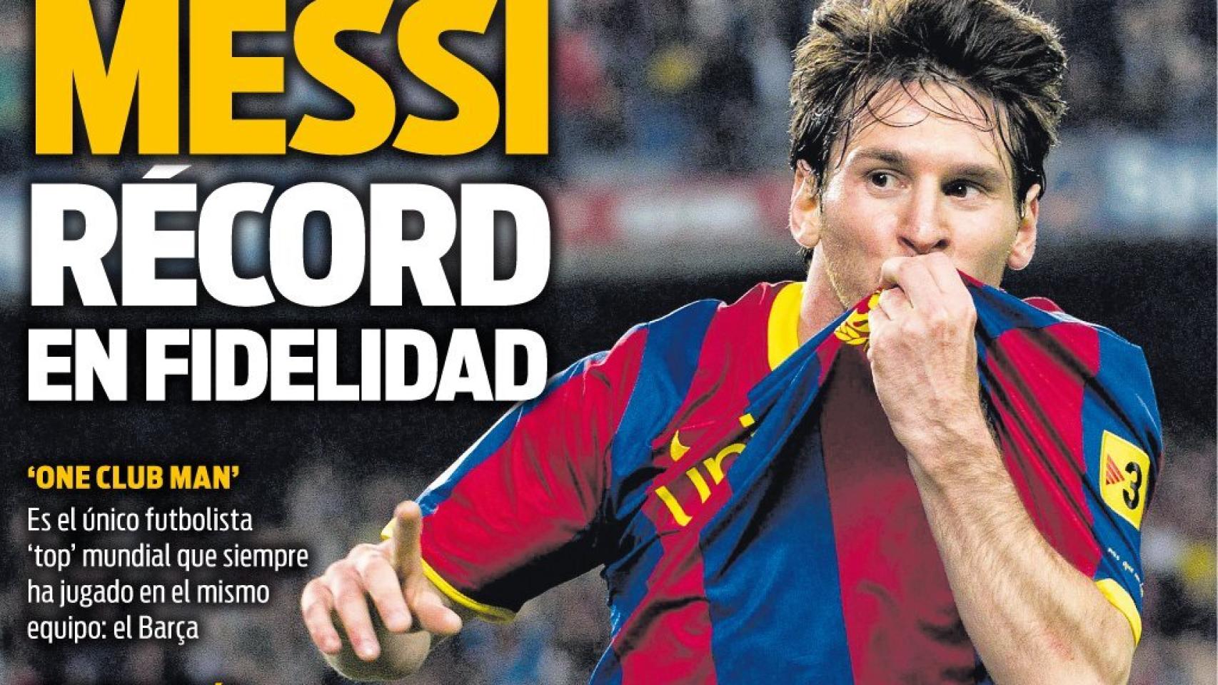 La portada del diario Sport (03/05/2020)