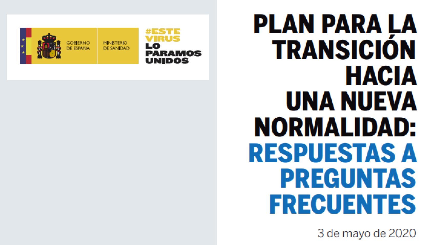 Guía con todas las preguntas y todas las respuestas: cuándo hacer qué en la desescalada.