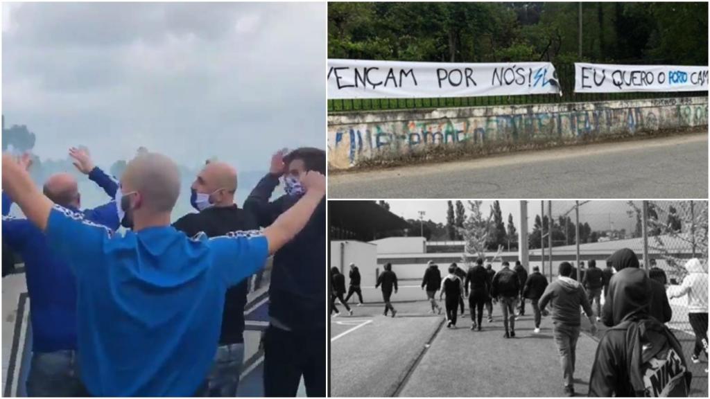 Primer entrenamiento tras el parón y los ultras del Oporto incumplen el distanciamiento social