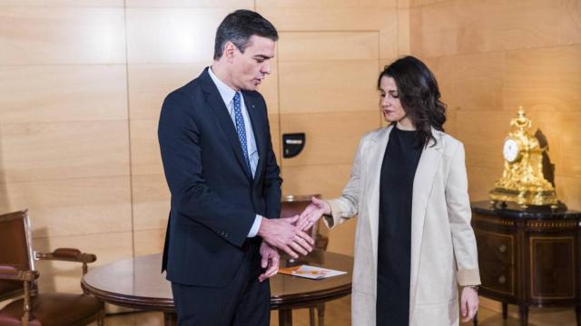 Sánchez y Arrimadas, durante su última reunión presencial.