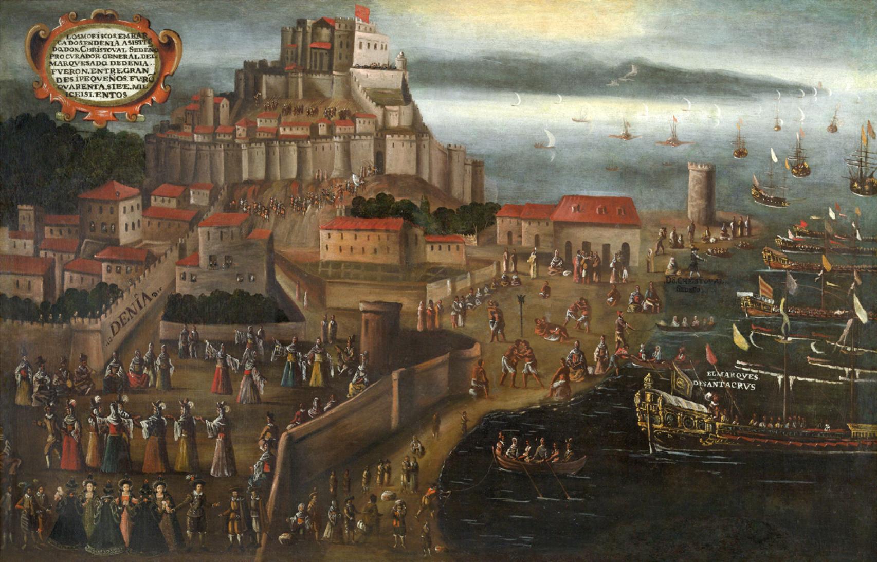 Expulsión de los moriscos en el puerto de Denia (1613).