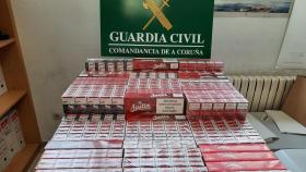 Interceptado un vecino de Oleiros con 800 paquetes de tabaco de contrabando