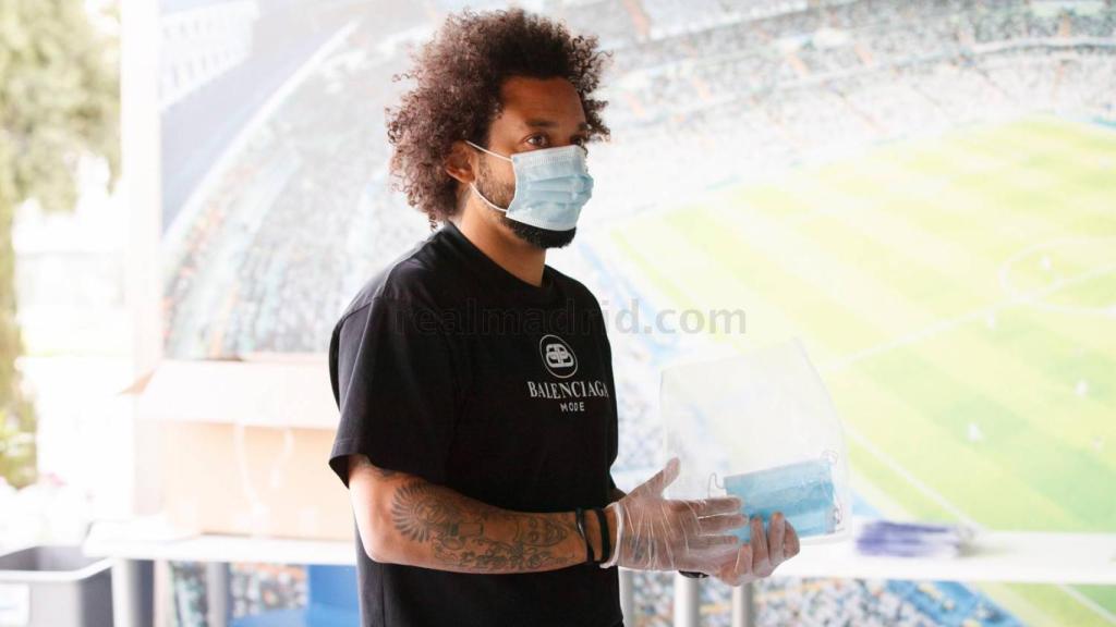 Marcelo, en Valdebebas para someterse a las pruebas