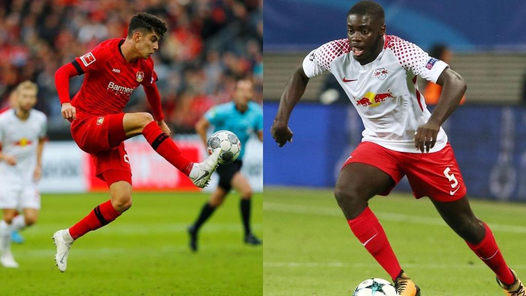 Kai Havertz y Dayot Upamecano