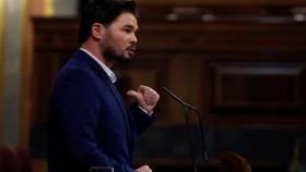 Gabriel Rufián, portavoz de ERC en el Congreso.