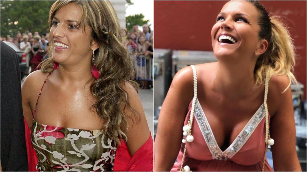 Marta López, antes y después de operarse el pecho.