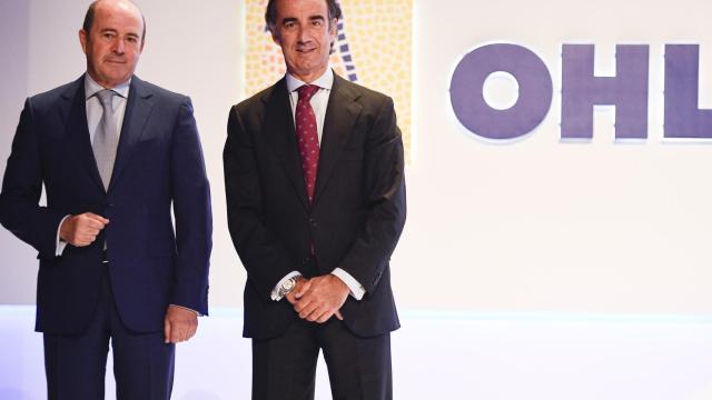 El presidente de OHL, Juan Villar-Mir, y el consejero delegado, Juan Antonio Fernández Gallar.