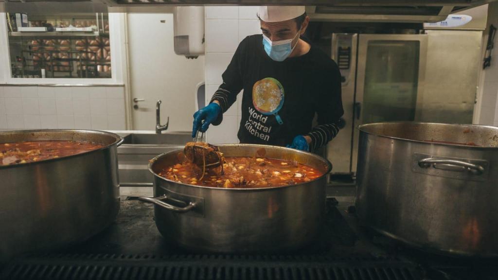 Imagen de archivo de la cocina de menús solidarios en A Coruña