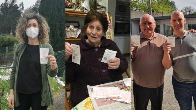 Nuria, Carmen, Bautista y Rafael piden que vuelvan los sorteos de la lotería para recuperar la ilusión.