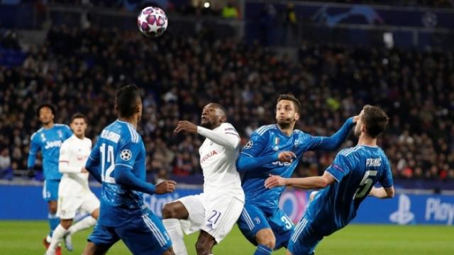 Partido de ida entre Lyon y Juventus