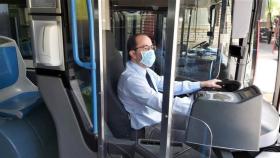 Un conductor de autobús en Albacete