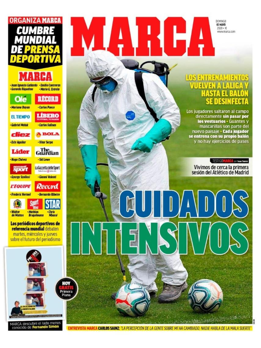 La portada del diario MARCA (10/05/2020)