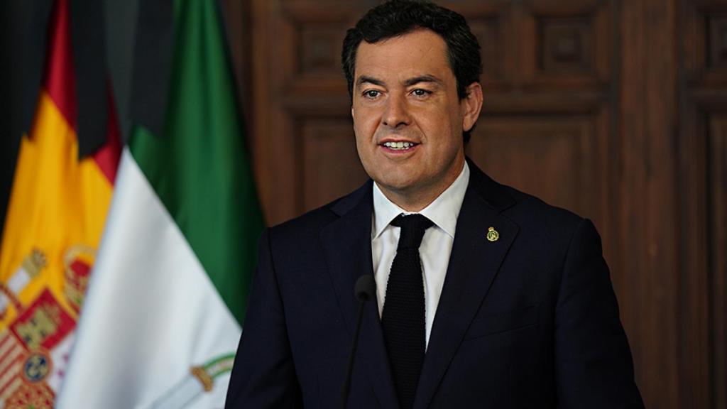 El presidente de la Junta de Andalucía, Juanma Moreno.