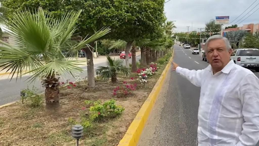 Vídeo en el que elogia el cuidado floral en Guanajato
