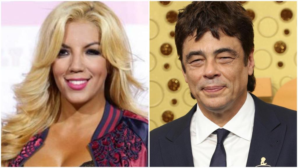 Rebeca Pous y Benicio del Toro.