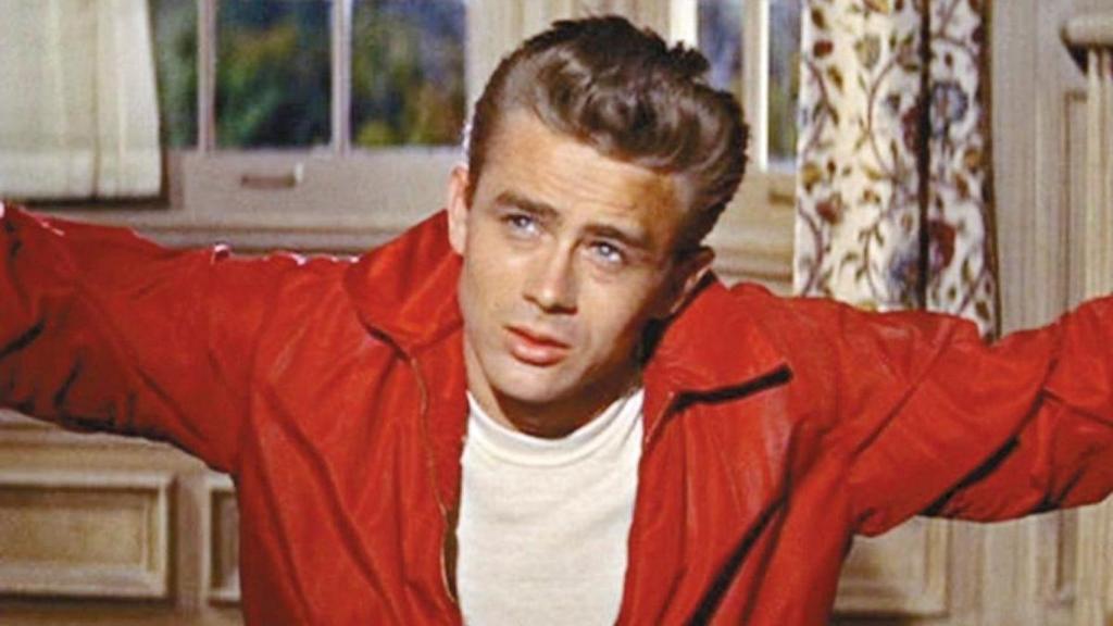 James Dean en Rebelde sin causa.