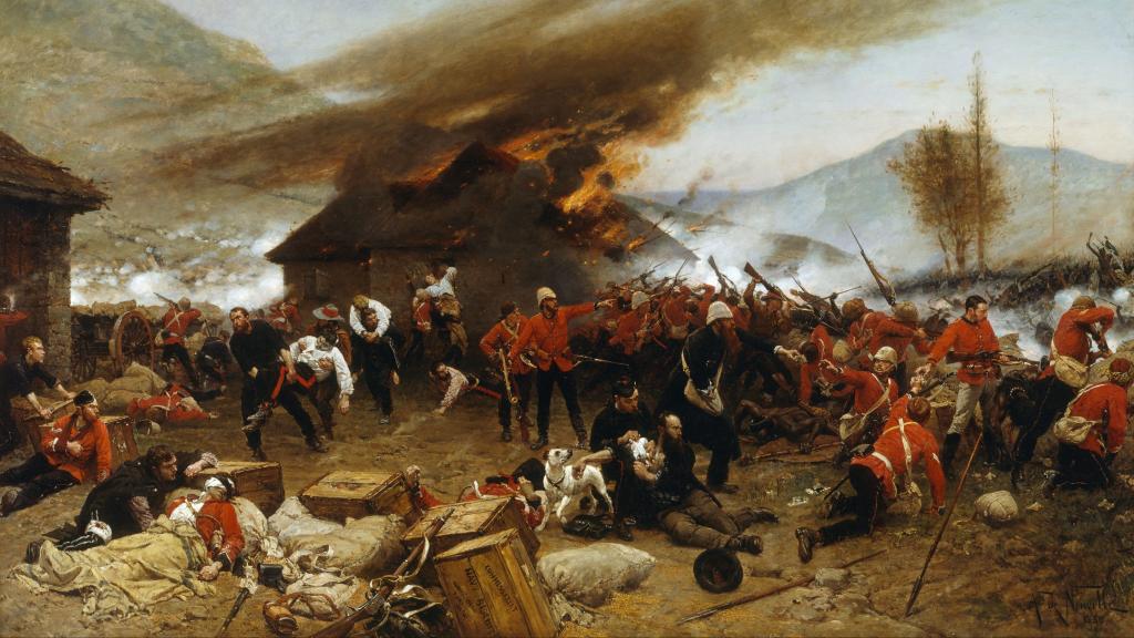 'La defensa de Rorke's Drift', de Alphonse de Neuville.