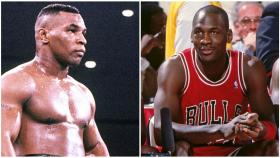 Mike Tyson y Michael Jordan