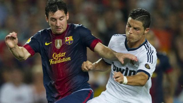 Messi y Cristiano Ronaldo en un encuentro entre el FC Barcelona y Real Madrid